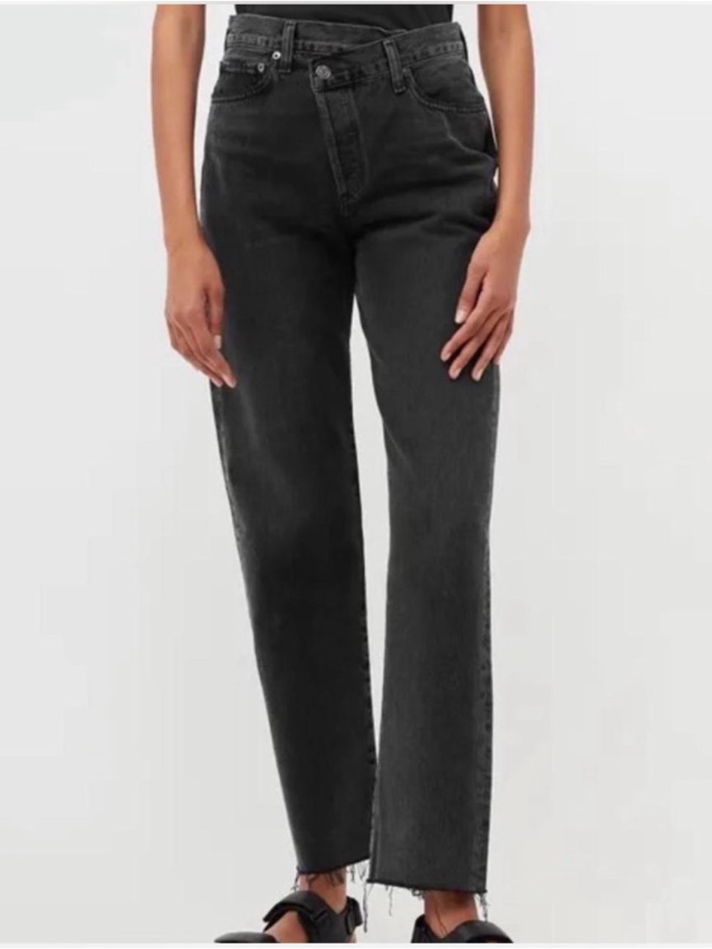 Agolde |Criss Cross Black Jeans | 29/31